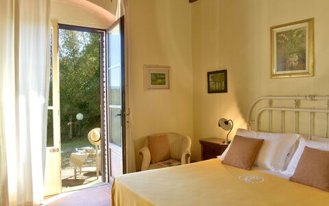 Villa Anima: Wall, Furniture, Bedroom, Bed, Interior Design, Bed Sheet, Bedding, Bed Frame, Home, Flooring