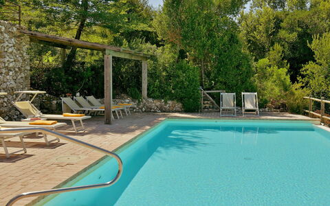 Villa Ginevra: Swimming Pool, Outdoor Furniture, Furniture, Resort, Composite Material, Eco Hotel, Shade, Chair, Sunlounger, Thermae