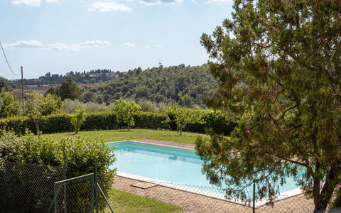 Il Pino Apartment: Swimming Pool, Resort, Shade, Garden, Outdoor Furniture, Eco Hotel, Landscaping, Backyard, Hacienda, Thermae