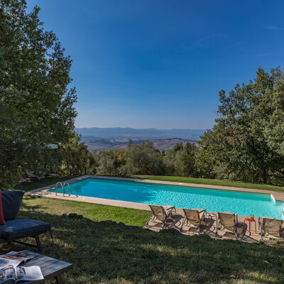 Villa Linchiano: Swimming Pool, Landscape, Land Lot, Landscaping, Farmhouse, Eco Hotel, Estate, Villa, Backyard