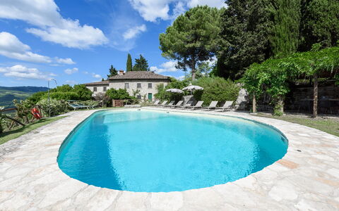 Villa Poggio La Croce: Swimming Pool, Hacienda, Resort, Estate, Thermae, Villa, Eco Hotel, Landscaping, Resort Town, Water Feature