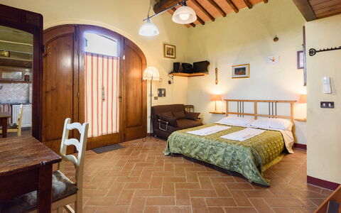 Villa Tregole: Furniture, Interior Design, Wall, Ceiling, Flooring, Wood, Floor, Bedroom, Room, Bed