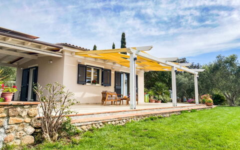 Il Tramonto: Roof, Home, Cottage, Shade, Estate, Awning, Porch, Outdoor Structure, Villa, Eco Hotel