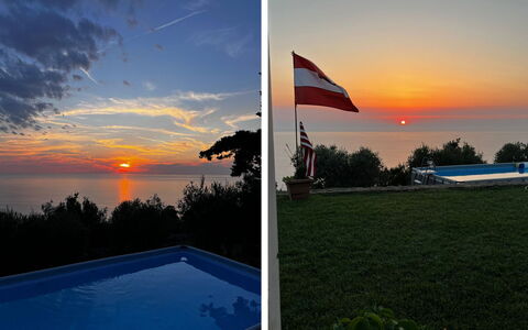Il Tramonto: Sky, Cloud, Horizon, Orange, Sunset, Dusk, Sunrise, Sun, Evening, Afterglow