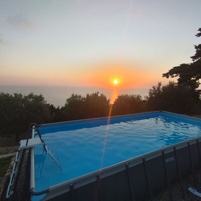 Il Tramonto: Blue, Cloud, Sunlight, Evening, Swimming Pool, Dusk, Sunrise, Sunset, Cumulus, Meteorological Phenomenon