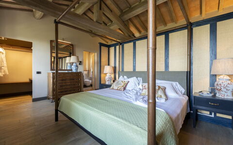 Battisole: Interior Design, Furniture, Wood, Flooring, Floor, Bedroom, Bed, Ceiling, Lighting, Home