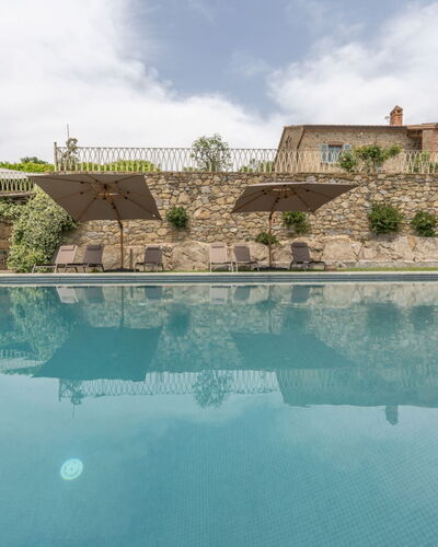 Villa Domus Papi: Swimming Pool, Estate, Hacienda, Villa, Flagstone, Resort, Courtyard, Outdoor Furniture, Water Feature, Eco Hotel