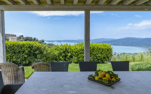 Villa Cotogna: Furniture, Shade, Outdoor Furniture, Chair, Porch, Outdoor Table, Resort, Eco Hotel, Balcony, Kitchen & Dining Room Table