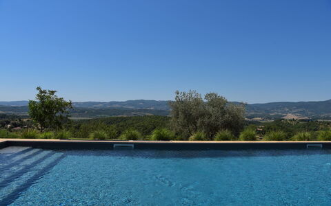Podere Vigna Nuova: Blue, Swimming Pool, Water Feature