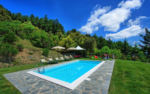 Villa Portole Due: Swimming Pool, Leisure, Resort, Eco Hotel, Garden, Landscaping, Water Feature, Thermae, Outdoor Furniture, Flagstone