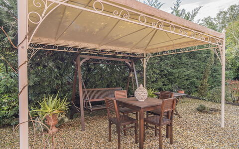 Casa Michela Casalguidi, Garden, Wifi: Garden, Outdoor Furniture, Outdoor Structure, Shade, Pavilion, Gazebo, Design, Landscaping, Backyard, Yard