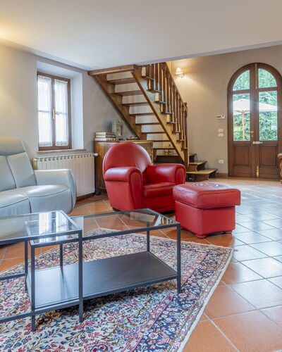 Casa Michela Casalguidi, Garden, Wifi: Interior Design, Flooring, Furniture, Ceiling, Floor, Room, Couch, Lighting, Living Room, Home