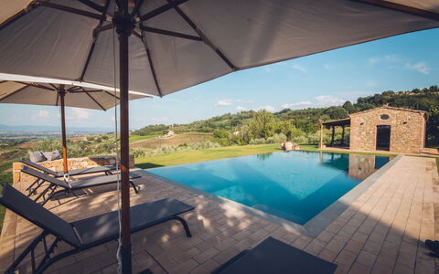 Villa Petrosa: Your Private Escape Overlooking the: Swimming Pool, Leisure, Recreation, Outdoor Furniture, Resort, Estate, Vacation, Eco Hotel, Sunlounger, Villa