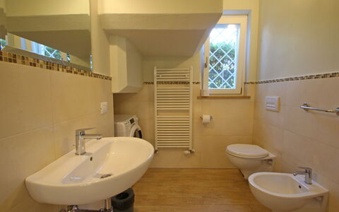 Casa Rossella: Flooring, Interior Design, Floor, Bathroom, Plumbing Fixture, Bathroom Sink, Sink, Tap, Plumbing, Room