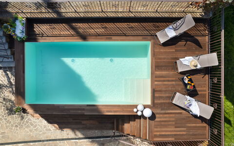 Villa Gori: Wood, Swimming Pool, Flooring, Composite Material, Outdoor Furniture, Deck, Eco Hotel, Leisure, Resort, Hardwood