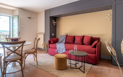 Accommodation:&nbsp;Relais Badia a Passignano - Appartamento Pinot Ner