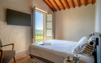 Accommodation:&nbsp;Relais Badia a Passignano - Appartamento Moscato