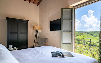 Accommodation:&nbsp;Relais Badia a Passignano - Appartamento Moscato