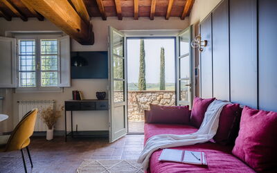 Accommodation:&nbsp;Relais Badia a Passignano - Appartamento Malvasia