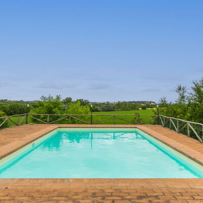 Caggiolo: Blue, Swimming Pool, Shade, Landscaping, Eco Hotel, Outdoor Furniture, Resort, Hacienda, Backyard, Villa