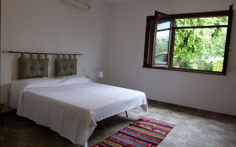 Casa Salvia, Ac, Wifi, Narni: Furniture, Floor, Flooring, Bed, Bedroom, Interior Design, Wood, Bed Sheet, Bedding, Room