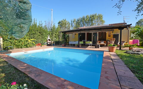 La Sevillana: Swimming Pool, Resort, Eco Hotel, Leisure, Shade, Hacienda, Water Feature, Backyard, Villa, Estate