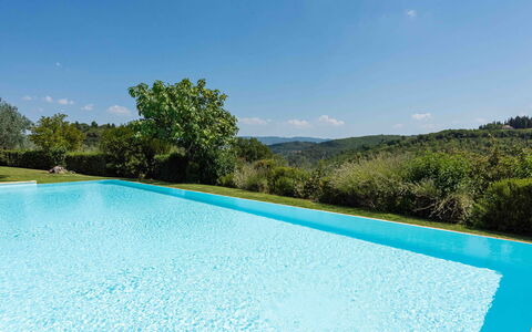 Villa Belchianti: Blue, Swimming Pool, Resort, Landscaping, Eco Hotel, Water Feature, Thermae