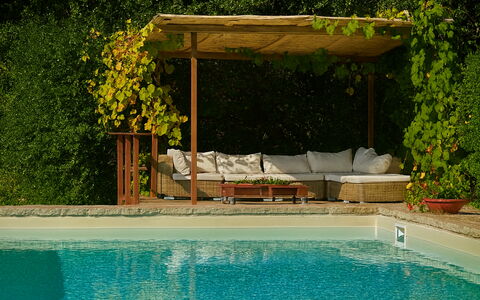 Novellina: Wood, Swimming Pool, Flowerpot, Shade, Furniture, Outdoor Furniture, Garden, Resort, Eco Hotel