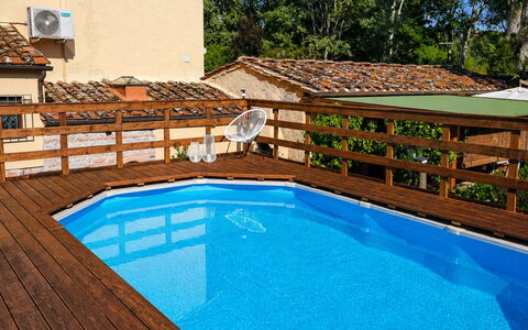 Podere la Botte, Pool, Lari: Swimming Pool, Wood, Composite Material, Wood Stain, Leisure, Shade, Hardwood, Eco Hotel, Outdoor Furniture, Resort
