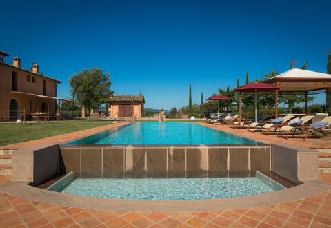 Villa Peccioli: Swimming Pool, Resort, Estate, Eco Hotel, Hacienda, Landscaping, Farmhouse, Villa, Sunlounger, Outdoor Furniture