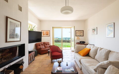 Villa Armonia: Furniture, Wall, Interior Design, Flooring, Floor, Ceiling, Couch, Room, Living Room, Picture Frame