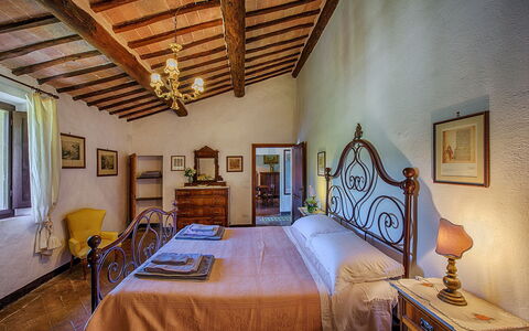 Medieval Castle Living: Vineyards, Swimming Pool &: Furniture, Home, Picture Frame, Bed, Bed Frame, Villa, Hotel, Bedroom, Lamp, Houseplant
