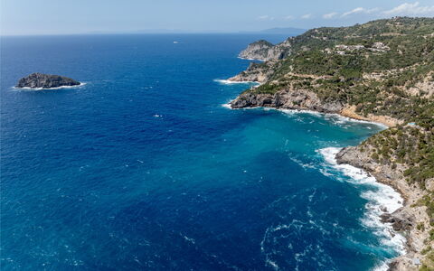 Stella Marina Apartment with Pool, Porto Santo Ste: Blue, Water, Body Of Water, Coast, Coastal And Oceanic Landforms, Sea, Natural Landscape, Headland, Terrain, Promontory