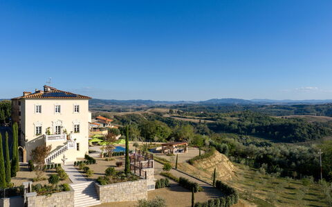 Villa Elisa: Outdoor Furniture, Estate, Villa, Balcony, Outdoor Table, Mansion
