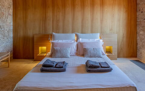 Poggio Mori 20: Flooring, Interior Design, Floor, Wood, Furniture, Bedroom, Bed, Textile, Room, Linens