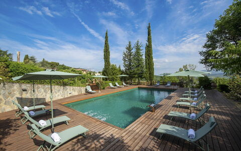 Villa Grevigiana: Swimming Pool, Outdoor Furniture, Resort, Eco Hotel, Garden, Landscaping, Umbrella, Sunlounger