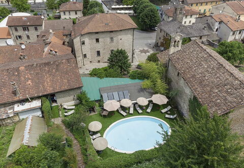 Villa Senio: House, Outdoor Furniture, Human Settlement, Umbrella, Courtyard, Estate, Hacienda, Yard, Swimming Pool, Landscaping