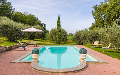 Villa dei Fiori: Swimming Pool, Garden, Water Feature, Estate, Landscaping, Resort, Hacienda, Eco Hotel, Yard, Villa