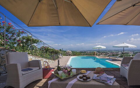 Villa delle Rose: Swimming Pool, Resort, Outdoor Furniture, Umbrella, Chair, Hotel, Resort Town, Eco Hotel, Villa, Houseplant