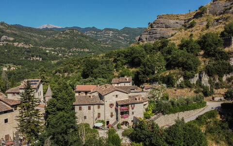 Agriturismo Arcera: Mountainous Landforms, Mountain, Hill, Highland, House, Landscape, Mountain Range, Rural Area, Human Settlement, Village