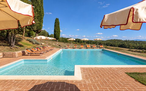 Casa Stella Serena, Casole D'Elsa, Pool: Estate, Hacienda, Landscaping, Villa, Swimming Pool, Plantation, Farmhouse