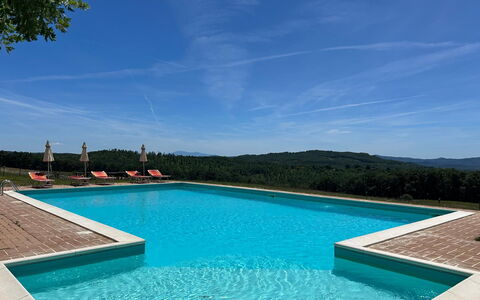 Casa Stella Serena, Podere le Scopaie, Pool: Blue, Swimming Pool, Water, Resort, Eco Hotel, Leisure, Outdoor Furniture, Thermae, Resort Town, Water Feature