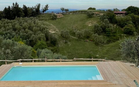 Villa i Fiori: Swimming Pool, Composite Material, Resort, Eco Hotel, Outdoor Furniture, Leisure, Shade, Deck, Hardwood, Wood Stain