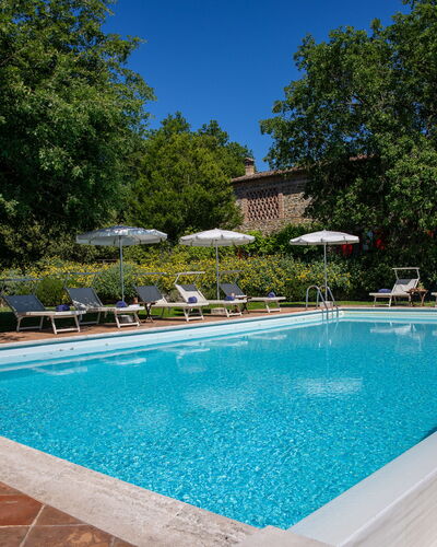 Villa Santa Barbara, Pool and Relax, Siena Country: Swimming Pool, Resort, Outdoor Furniture, Eco Hotel, Thermae, Hacienda, Estate, Sunlounger, Villa, Hotel