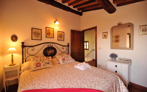 Oliveta: Bed, Furniture, Bedroom, Wall, Bed Sheet, Interior Design, Bedding, Ceiling, Floor, Bed Frame