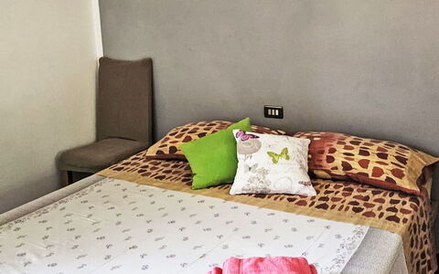 Casa Lulù: Furniture, Bed, Bedroom, Bedding, Bed Sheet, Interior Design, Linens, Floor, Room, Textile