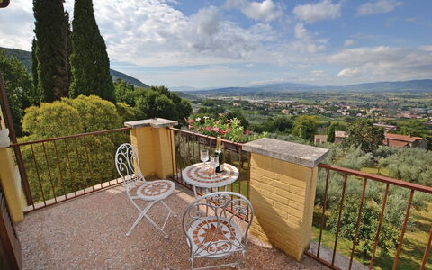 Villa Santa Chiara: Balcony, Chair, Houseplant, Fence, Villa, Eco Hotel, Hacienda, Flowerpot