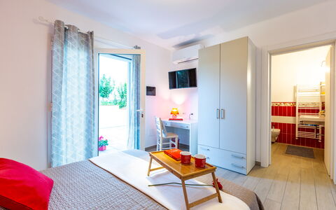 Il Nocciolo 12: Furniture, Apartment, Home, Interior Design, Floor, Chair, Bedroom, Hotel, Houseplant, Bed
