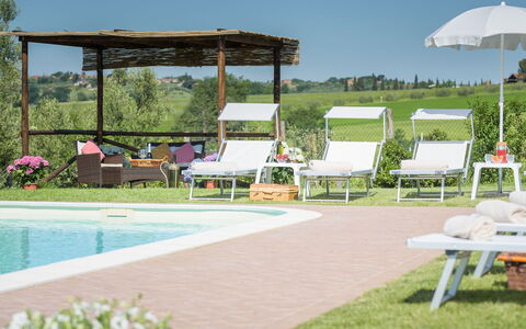 Poggio Vistabella 10: Swimming Pool, Outdoor Furniture, Resort, Furniture, Garden, Sunlounger, Lawn, Shade, Eco Hotel, Backyard