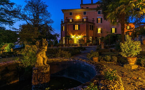Villa Lemura 16+4: Estate, Garden, Hacienda, Landscape Lighting, Night, Mansion, Villa, Landscaping, Evening, Historic House